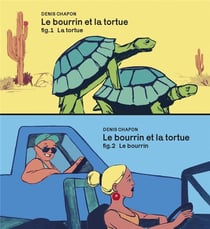 Le bourrin et la tortue - flip book
