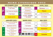 Mémo liturgique 2023 : le pense bête du catholique