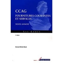 CCAG - fournitures courantes et services - texte annoté (2e édition)