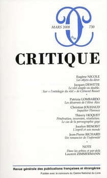 Revue Critique n.730