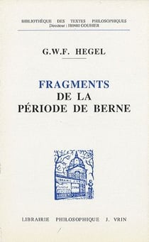 Fragments de la période de Berne (1793-1796)