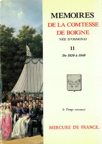 Mémoires t.2 - de 1820 à 1848 - récits d'une tante