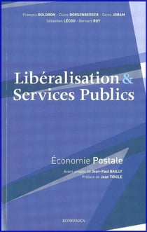 Libéralisation et services publics - économie postale
