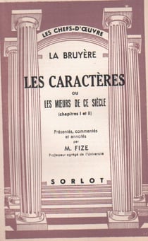 Les caractères ou les moeurs de ce siècle
