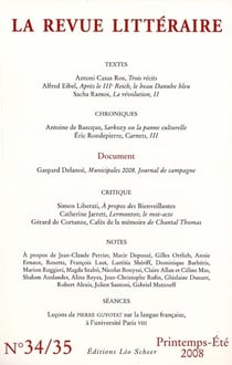 LA REVUE LITTERAIRE n.34/35