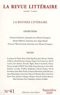 La revue litteraire Tome 41