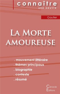 Fiche de lecture la morte amoureuse, de Théophile Gautier - (analyse littéraire de référence et résumé complet)