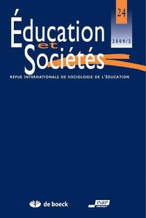 Revue éducation et sociétés n.12 : l'influence des organisations internationales sur les politiques d'éducation