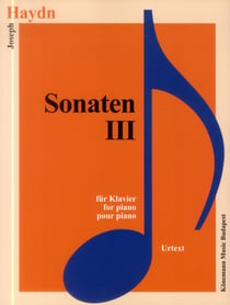 Sonaten III - pour piano