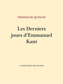 Les Derniers Jours d'Emmanuel Kant