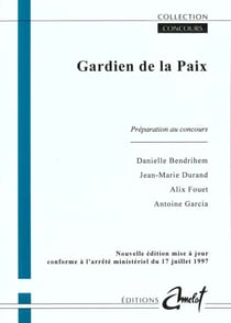 Concours : gardien de la paix