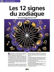 Les 12 signes du zodiaque