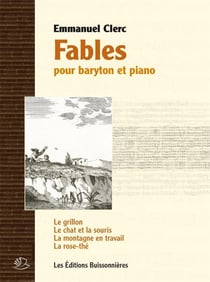 Fables pour baryton et piano