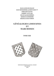 Généalogies Limousines et Marchoises T13