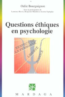 Questions éthiques en psychologie