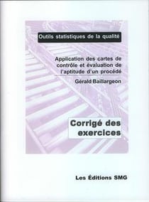 Application des cartes de controle et evaluation de l'aptitude d'un procede. corrige des exercices