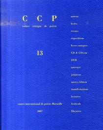 Cahier critique de poésie - cahier critique de poesie n.13 - claude esteban