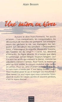 Une saison en hiver