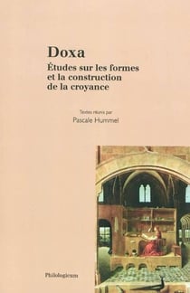 Doxa - études sur les formes et la construction de la croyance