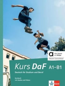 Kurs DaF : Allemand : A1-B1 - Livre de l'élève hybride