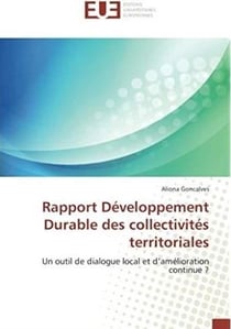 Rapport Développement Durable des collectivités territoriales