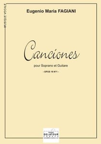 Canciones pour soprano et guitare