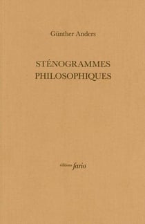 Sténogrammes philosophiques
