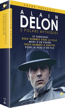 Alain Delon : Le Samouraï + Deux hommes dans la ville + Mort d'un pourri + Trois hommes à abattre + Pour la peau d'un flic