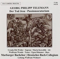 Der tod Jesu - passionsoratorium