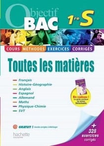 Objectif bac - toutes les matières - 1ère s