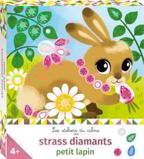 Les ateliers du calme : strass diamants : petit lapin