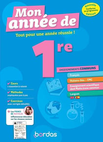 Mon année de : 1re - Enseignements communs (édition 2024)