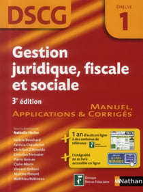 Gestion juridique, fiscale et sociale - épreuve 1 dscg  (3e édition)