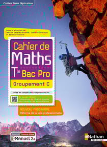 Spirales : cahier de maths : terminale bac pro - groupement C - livre + licence élève (édition 2021)