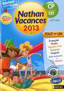 Nathan vacances - du cp vers les ce1 - 6/7 ans - tout en un (édition 2013)
