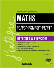 Maths - PC/PC*-PSI/PSI*-PT/PT* - Méthodes et Exercices (5e édition)