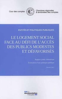 Le logement social face au défi de l'accès des publics modestes et défavorisés