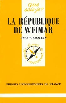 La république de Weimar