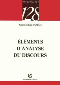 Elements analyse du discours