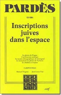 Inscriptions juives dans l'espace