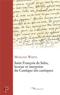 Saint François de Sales, lecteur et interprète du Cantique des cantiques