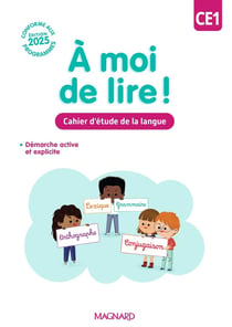 À moi de lire ! CE1 (2025) - Cahier d’étude de la langue