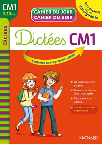 Cahiers du jour/ soir - français - dictées - cm1