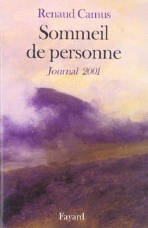 Sommeil de personne - journal 2001