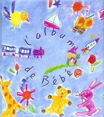 Album de bebe bleu