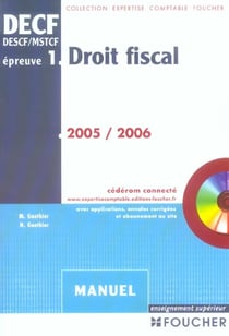 Droit fiscal - epreuve n.1 (édition 2005/2006)