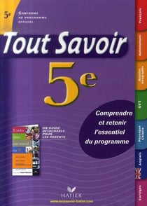 Tout savoir : 5ème - cahier d'activités