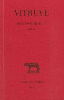 De l'Architecture. Livre VIII