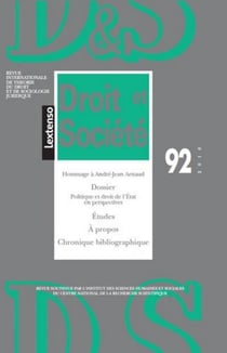 Politique et droit de l'Etat en perspectives
