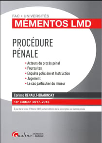 Procédure pénale (édition 2017/2018)